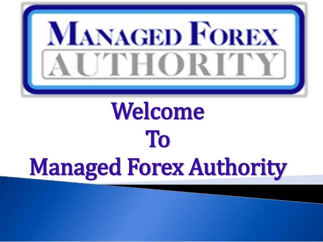 managed trading forex